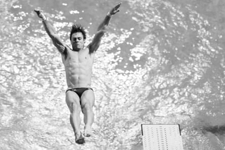 Tom Daley practising in March