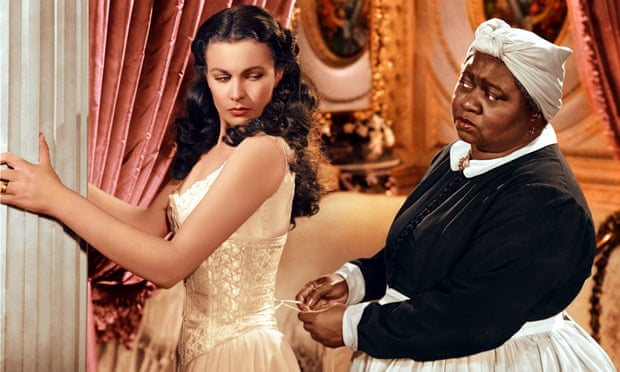 Vivien Leigh and Hattie McDaniel in the film version of Gone With the Wind.