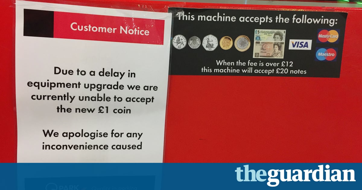 Britain's new £1 suffers teething problems; US stock market ends losing run - as it happened