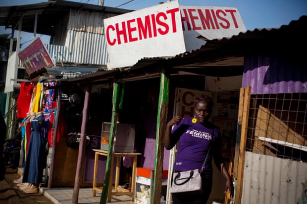 Editar Ochieng leaves a chemist in Kibera having purchased termination pills.