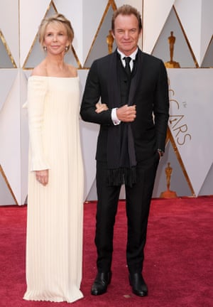 Sting and Trudie Styler