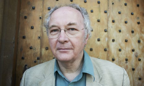 Philip Pullman, former patron of the Oxford Literary Festival, pictured outside Oxford’s Christchurch College.