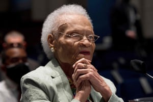 Viola Fletcher, the oldest survivor of the Tulsa genocide, testified before the House of Representatives on May 19.