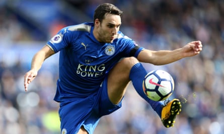 Matty James in action for Leicester City in 2017.