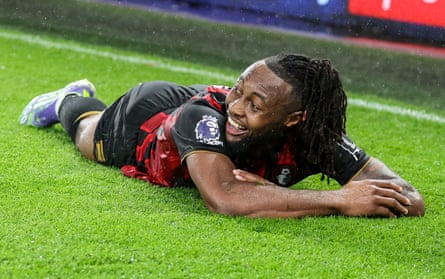 Antoine Semenyo has scored six league goals for Bournemouth this season.