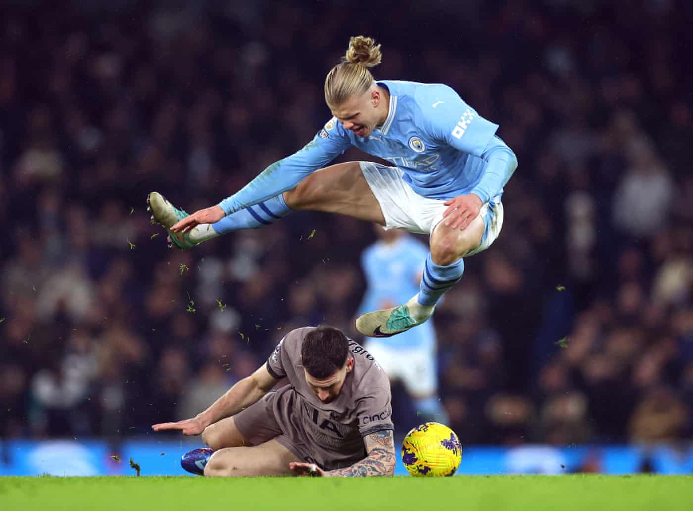 Pierre-Emile Hobjerg was top-class against Manchester City.
