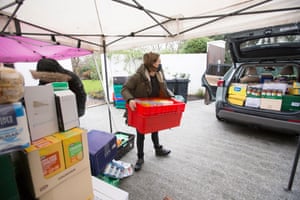 The heavy footfall of walkers passing Russell’s home has been ideal for recruiting volunteers.