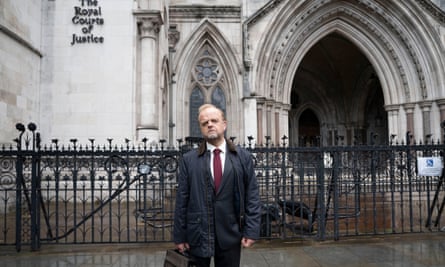 Toby Jones as subpostmaster Alan Bates in ITV’s Mr Bates vs the Post Office.