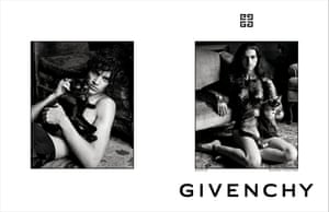 Saffron Vadher and Elias Bouremah in the Givenchy campaign.
