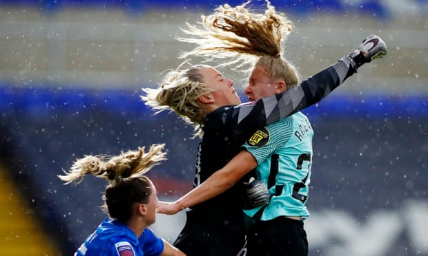 Emily Ramsey in action for Birmingham against Brighton last season.