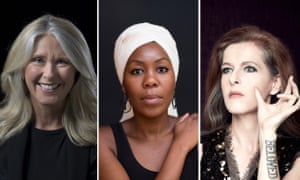 Three speakers at the Melbourne Writer’s Festival 2018. From left: Tracey Spicer, Sisonke Msimang and Neko Case.