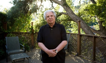 Saul Friedlander outside of his home in Los Angeles, California.