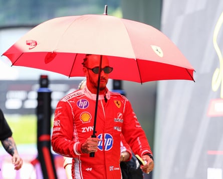 Lewis Hamilton ahead of the F1 Grand Prix in Austria.