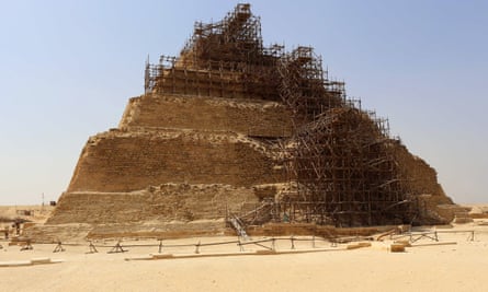 The step pyramid of Djoser, south of Cairo, dates back more than 4,600 years.