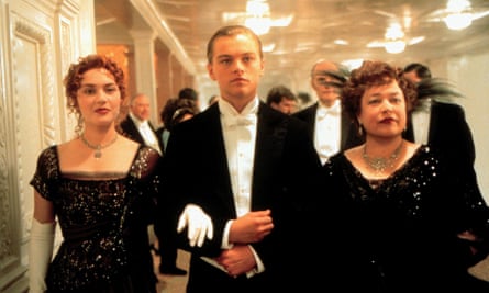 Bates in Titanic with Leonardo DiCaprio and Kate Winslet.