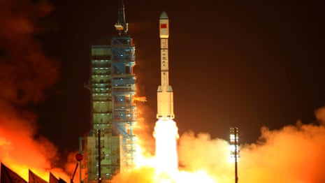 Watch the 2011 launch of crashed Chinese space station Tiangong-1 – video 