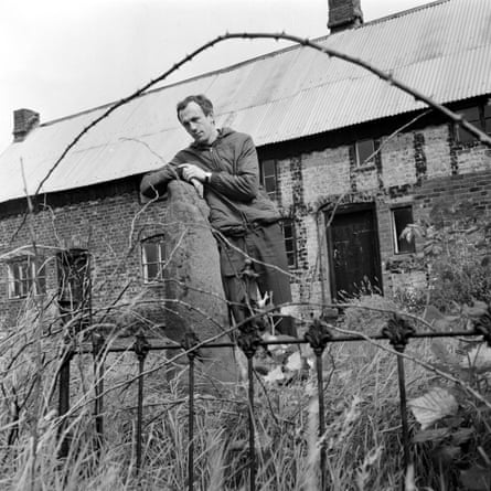 Garner in his back garden at Toad Hall, Cheshire, 1967.