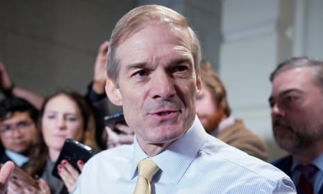 Jim Jordan speaks to the media after a Republican Caucus meeting