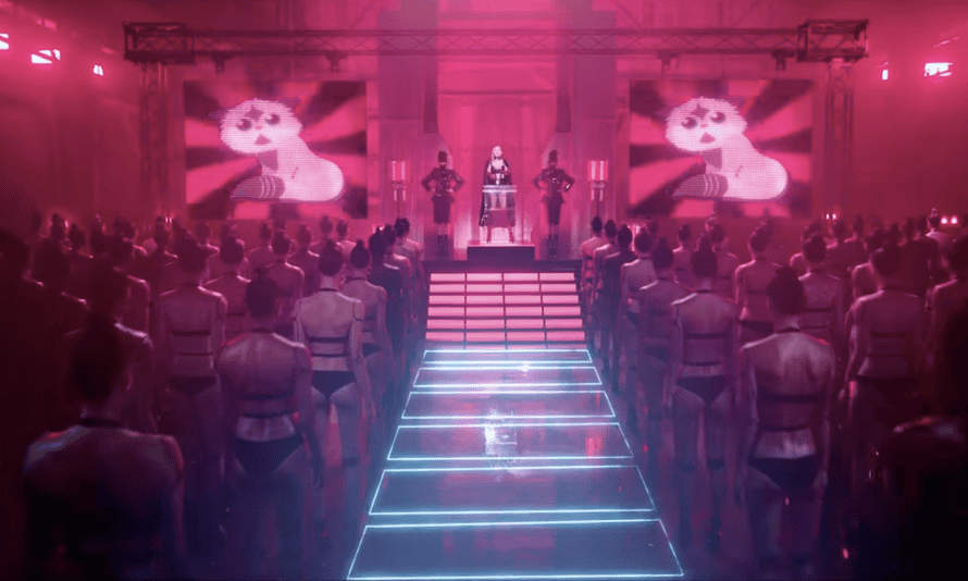 A still from Taylor Swift's music video for her new single Look What You Made Me Do