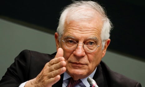 Josep Borrell at the UN climate change conference in Madrid last month.