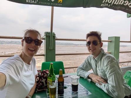 Will and Stef in the Republic of the Congo this year