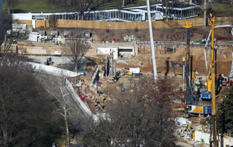 Demonstranten vor dem Weißen Haus