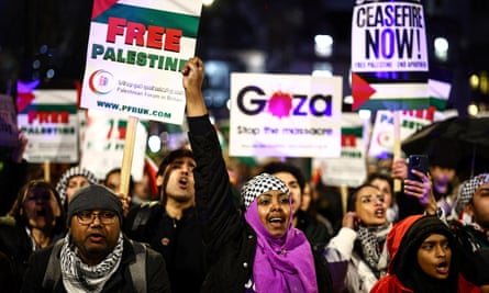Feelings about Gaza have been running high in Britain, with pro-Palestinian demonstrators making their voices heard.