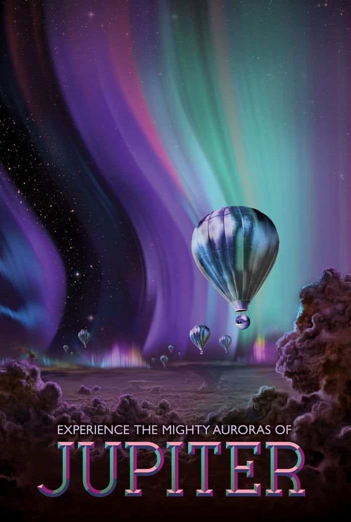 Image result for nasa experience the mighty auroras on jupiter