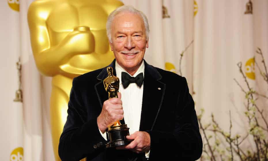 Plummer, with his best supporting actor Oscar for his role in Beginners, 2012.