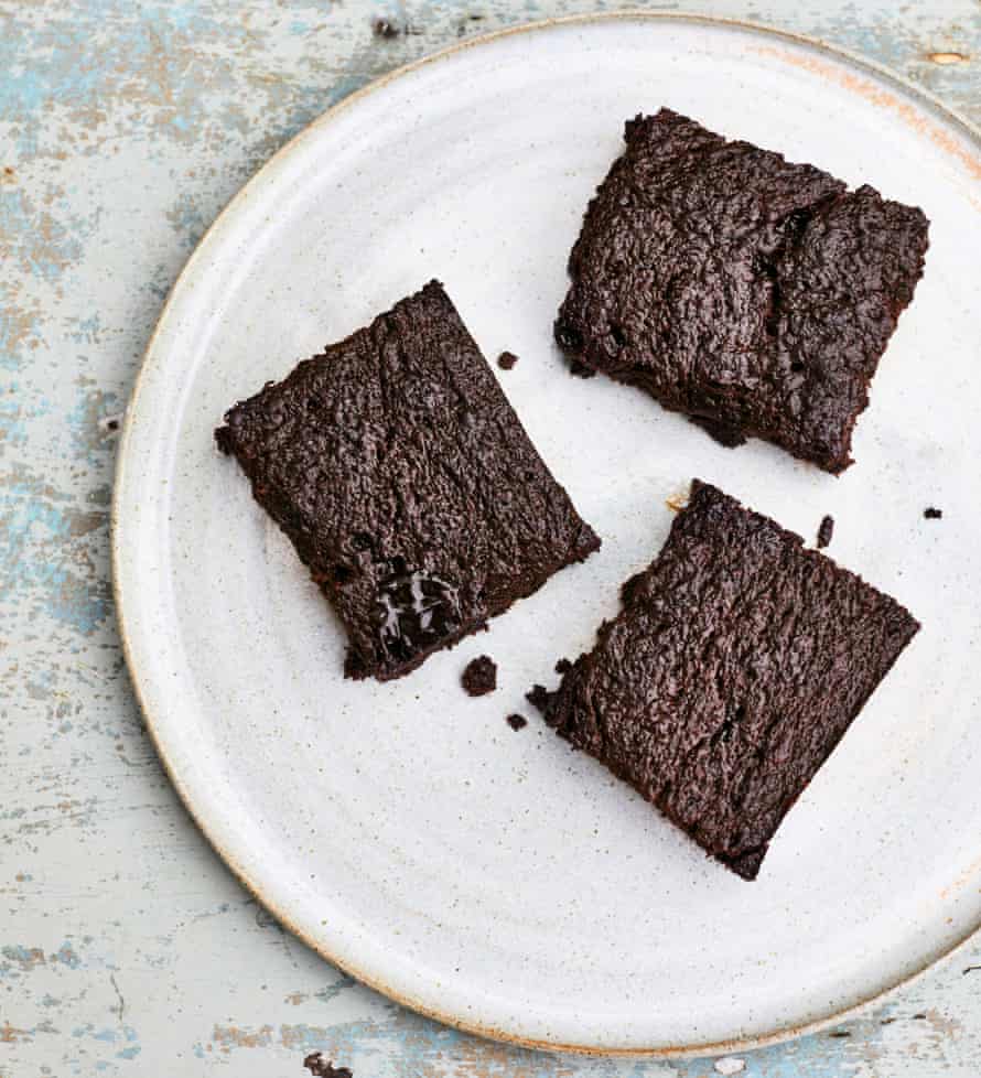 Salted miso brownies.