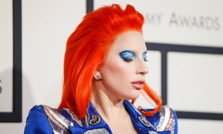 Wig-wearer Lady Gaga.