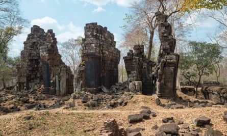Prasat Chen sanctuary in Koh Ker, Cambodia.
