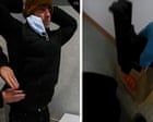 Newly released bodycam video shows arrest of Luigi Mangione – video