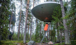 From a sensational sauna to a UFO bed room: 10 wonderful Swedish designs you received’t wish to miss | Uncover Sweden’s delights 2 The Treehotel near Luleå features seven cabins suspended in the trees