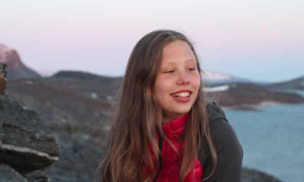 Young climate activist: Nanna Chemnitz Frederiksen, 18, Nuuk, Greenland.