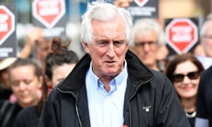 John Hewson speaks to the media at the Bondi Markets in Sydney, Saturday, October 6, 2018