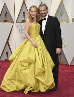 Leslie Mann, with husband director Judd Apatow