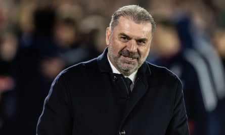 Tottenham manager Ange Postecoglou