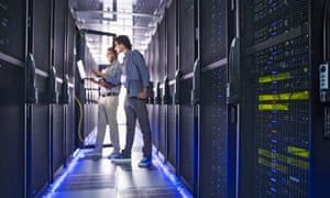 Mainframe computers.