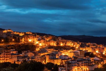 Sambuca di Sicilia at sunrise.