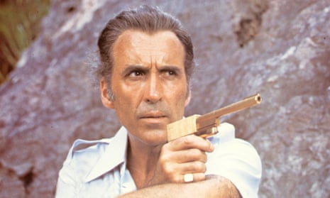 Christopher Lee in The Man with the Golden Gun in 1974.