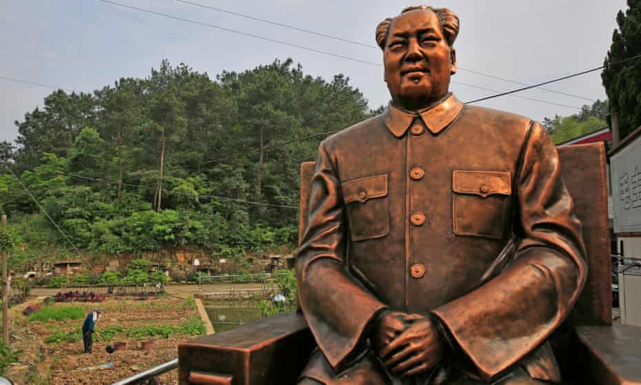 A Mao Zedong statue in Shaoshan in Hunan province