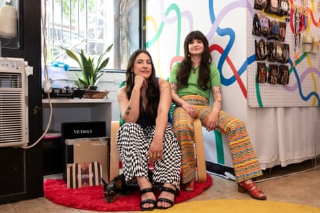 Korina Emmerich and Liana Shewey of Relative Arts, the community space, open atelier and shop displaying contemporary Indigenous fashion and design.