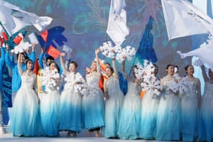 A volunteer recruitment event for the 2022 Winter Olympics in Beijing