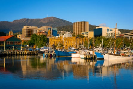 Constitution Dock in Hobart, Tasmania