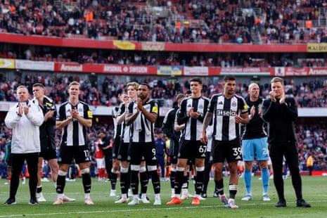 Newcastle meet Everton on Sunday chasing a place in the Champions League.