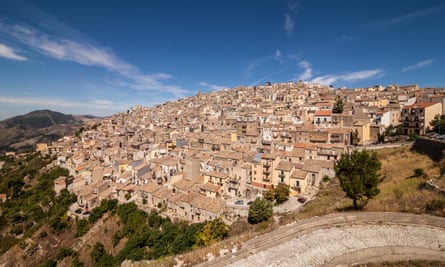 Prizzi village view