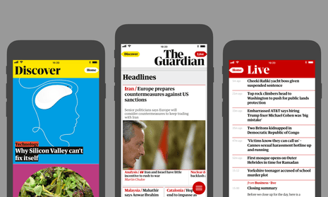 The Guardian app: new features