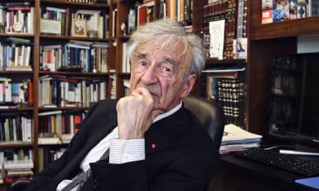 Elie Wiesel in his office in New York, 2012