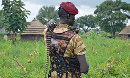 A member of the SPLA